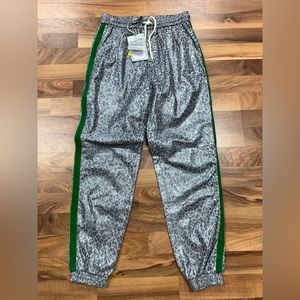 S.T.R.A. Made In Italy NWT Suede M Leopard pants